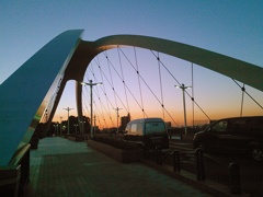 秋の夕暮れ、辰巳新橋＠新中川２