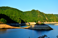 銀山湖　淤加美神社