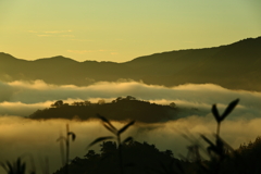 竹田城跡　雲海