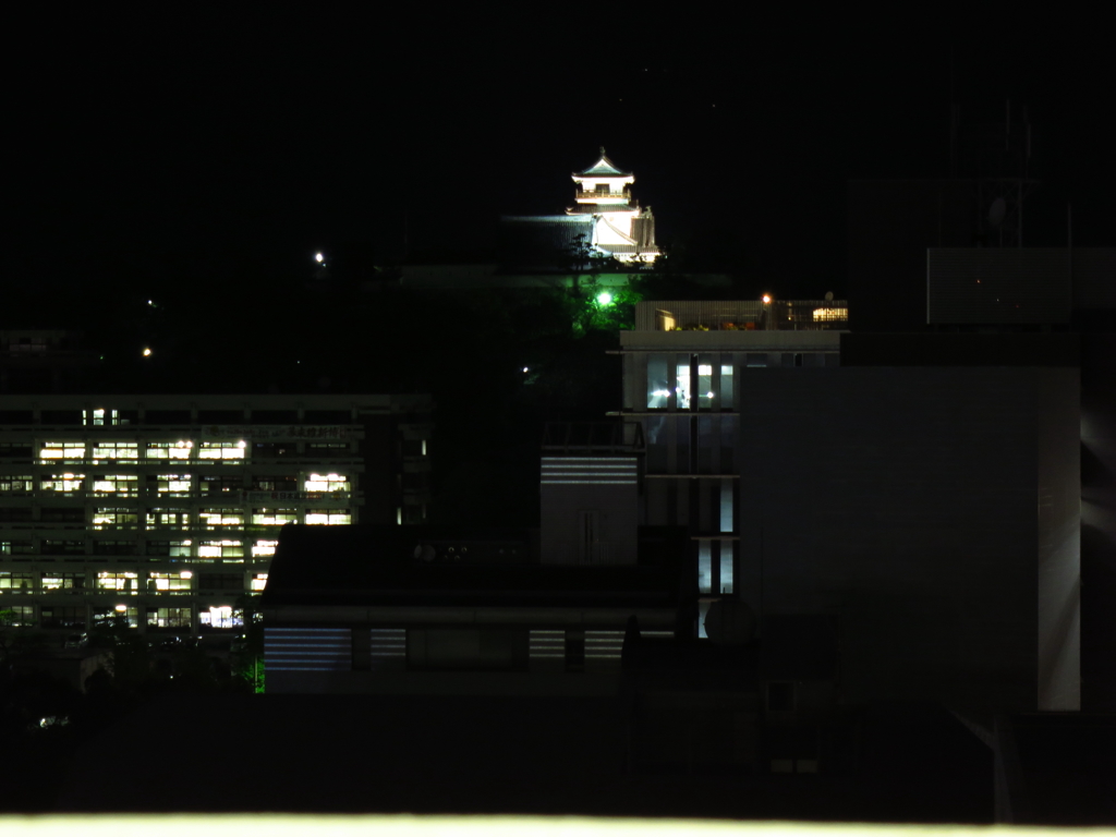 高知城　ライトアップ