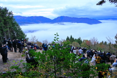 立雲峡テラスからの眺望