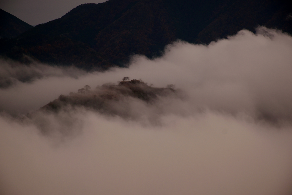 竹田城跡　雲海-2