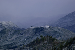 竹田城跡　雪化粧-Ⅲ