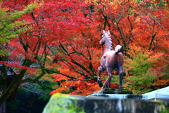 養父神社　神馬