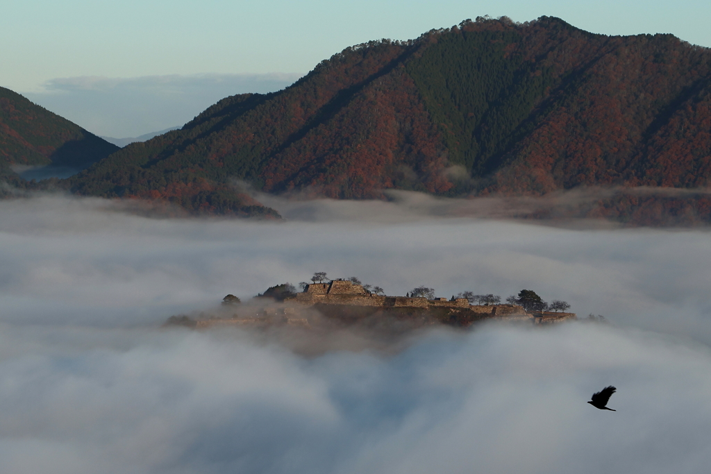 竹田城跡　雲海