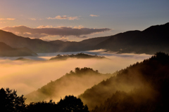 竹田城跡　雲海