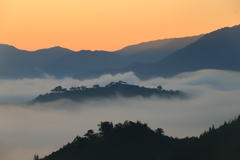 竹田城跡 雲海 竹田城跡 雲海