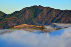 竹田城跡　雲海