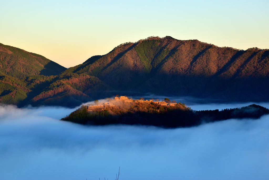 竹田城跡　雲海