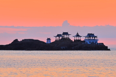 竜宮城　日の出直前