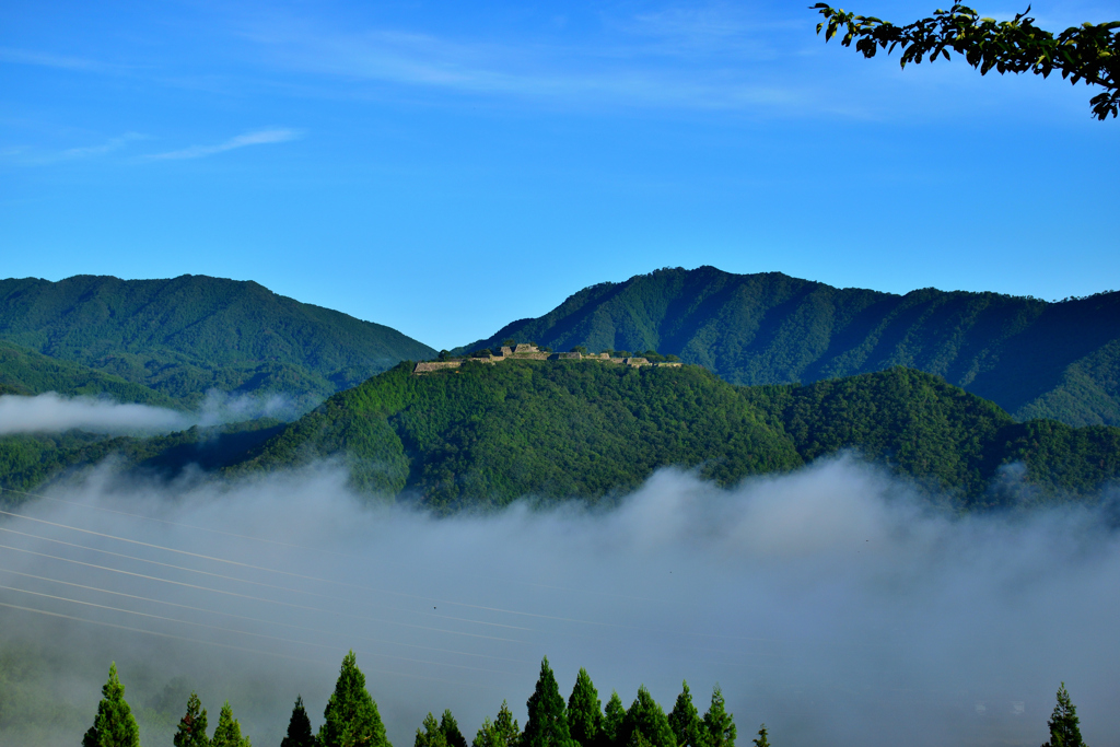 竹田城跡　雲海シーズン間近