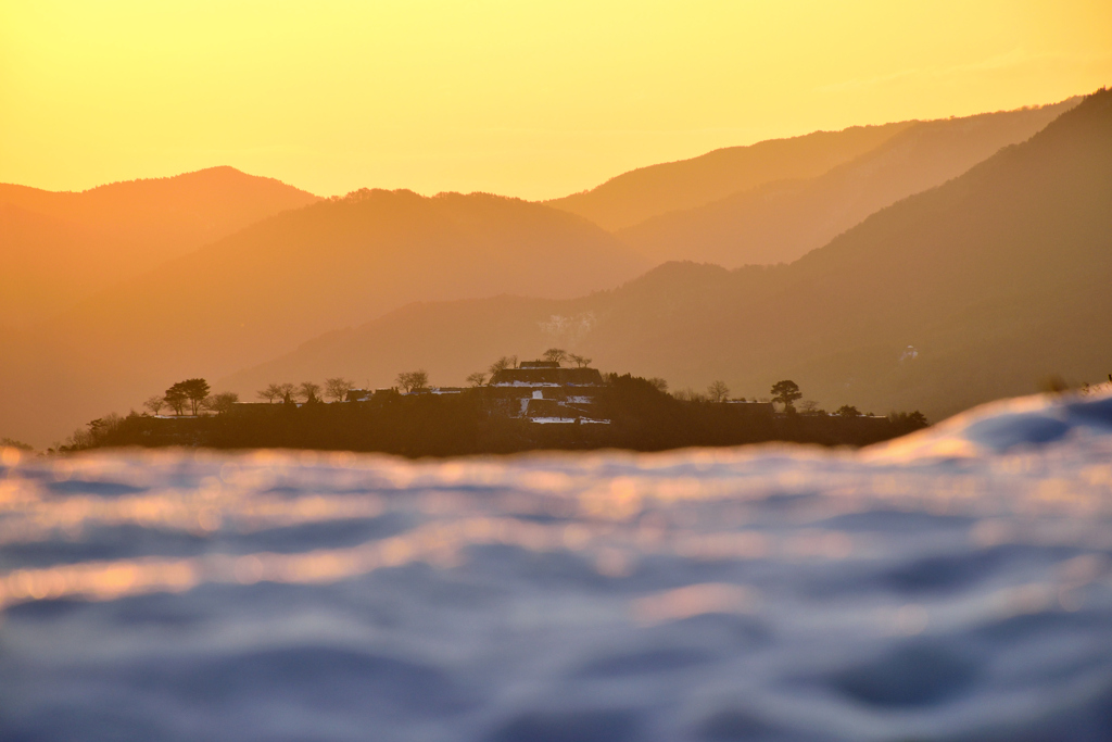 竹田城跡　雲海？