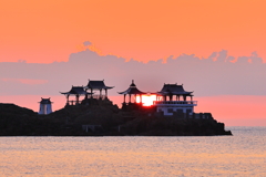 竜宮城　日の出