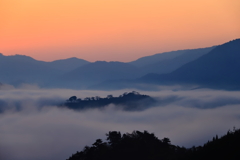 竹田城跡　久しぶりの雲海