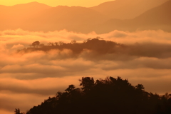 竹田城跡　陽も高く
