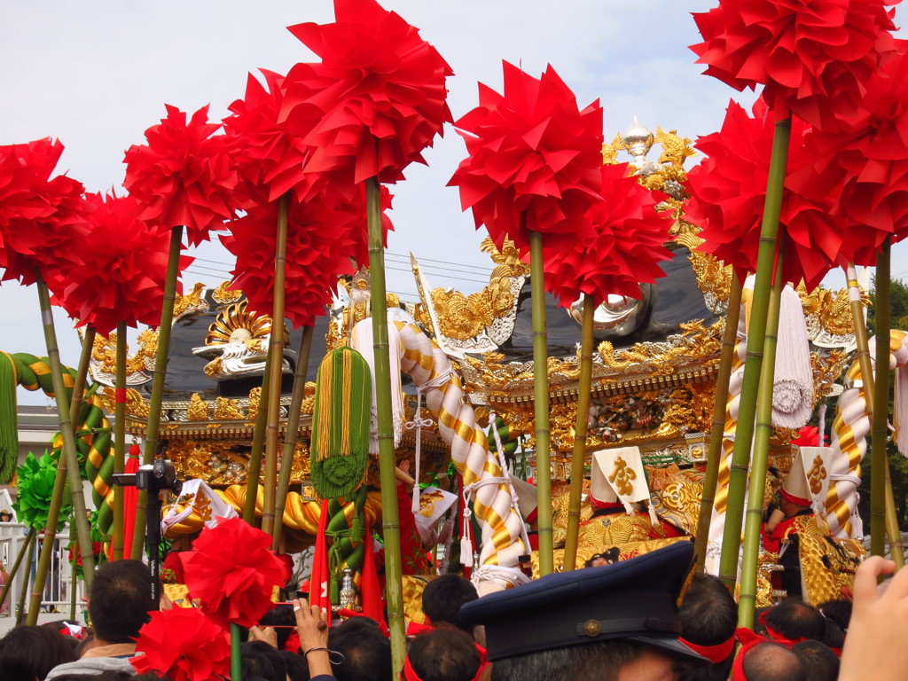 灘のけんか祭り　屋台練り
