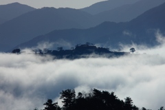 竹田城跡　待つこと２時間