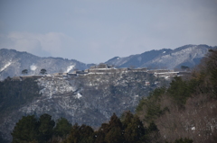 冬の竹田城跡