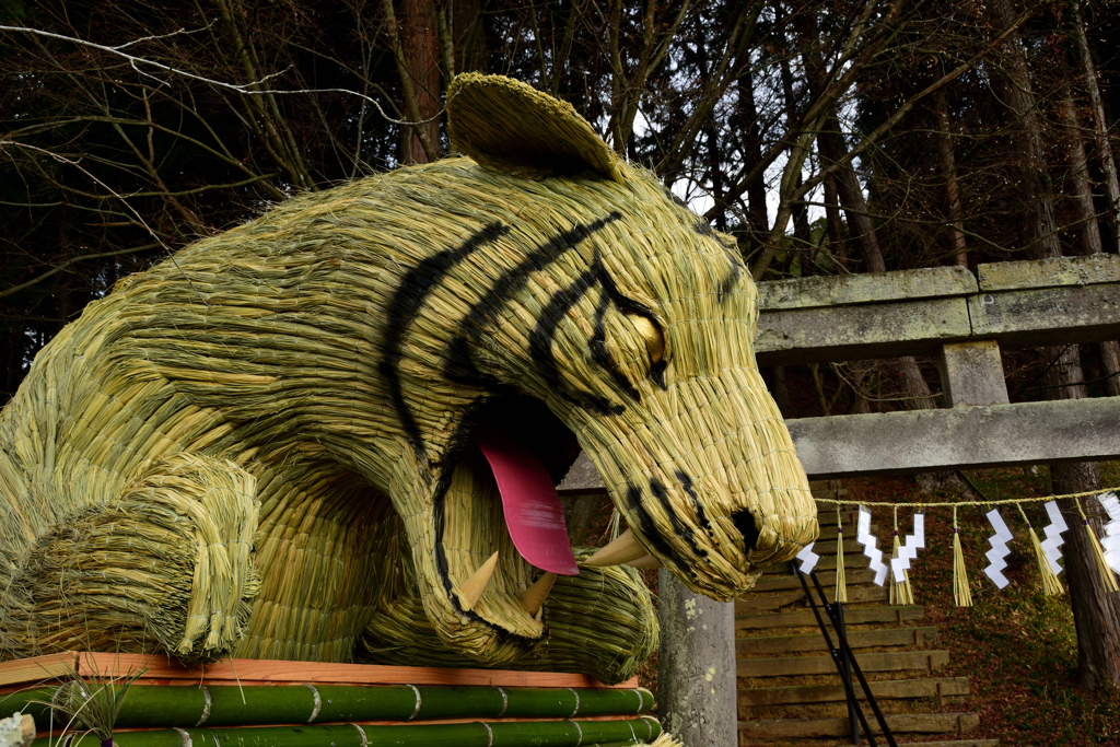 干支飾り　十柱神社