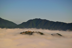 竹田城跡　雲海