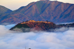 竹田城跡　12月　雲海