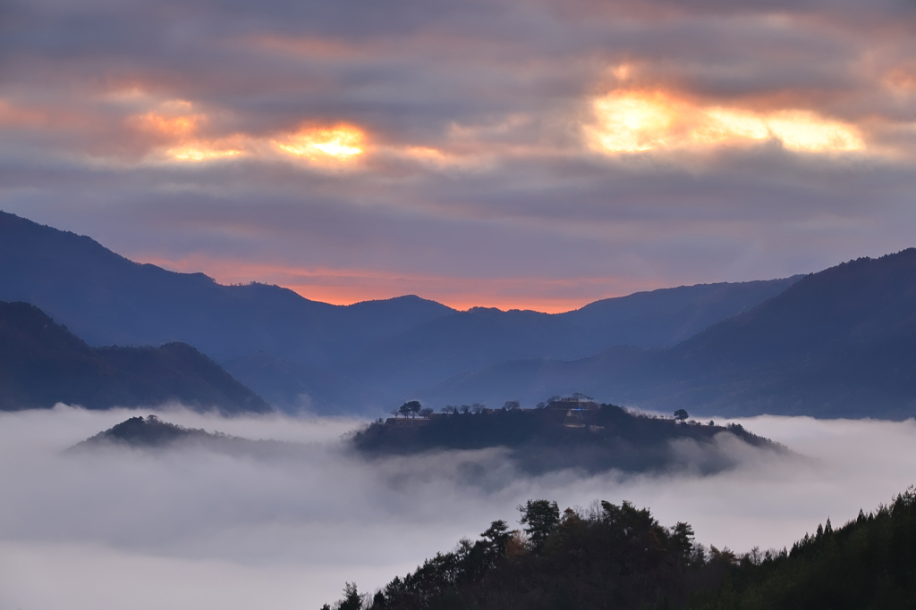 竹田城跡　12月23日