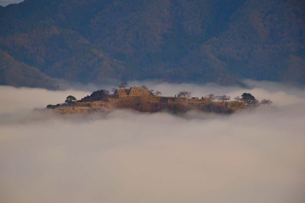 竹田城跡　雲海