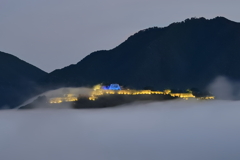 竹田城跡　ライトアップ