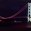 明石海峡大橋　ライトアップ-2