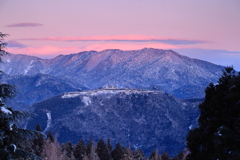 竹田城跡　雪化粧