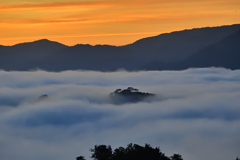 竹田城跡  やっと姿が・・・