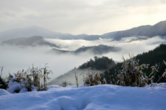 竹田城跡　藤和峠にて