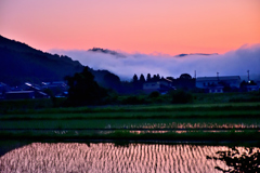 竹田城跡　遠景