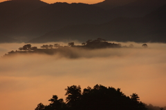 竹田城跡　雲海  蔵出し