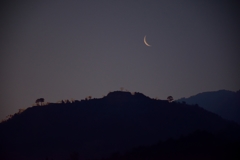 竹田城跡と月　　参考