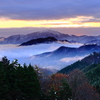 竹田城跡　雪景色