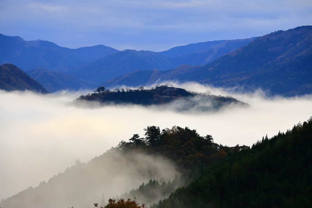 竹田城跡　雲海