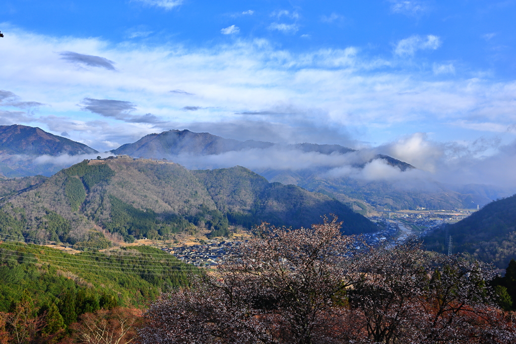 竹田城跡のある街
