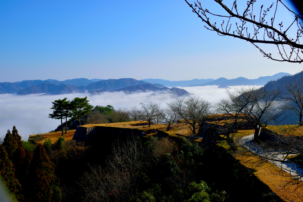竹田城跡　久しぶりに登りました