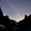 紫陽花と天の川