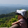弥勒山山頂から