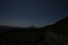 月明かりの開門岳