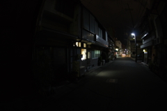 市役所付近の路地