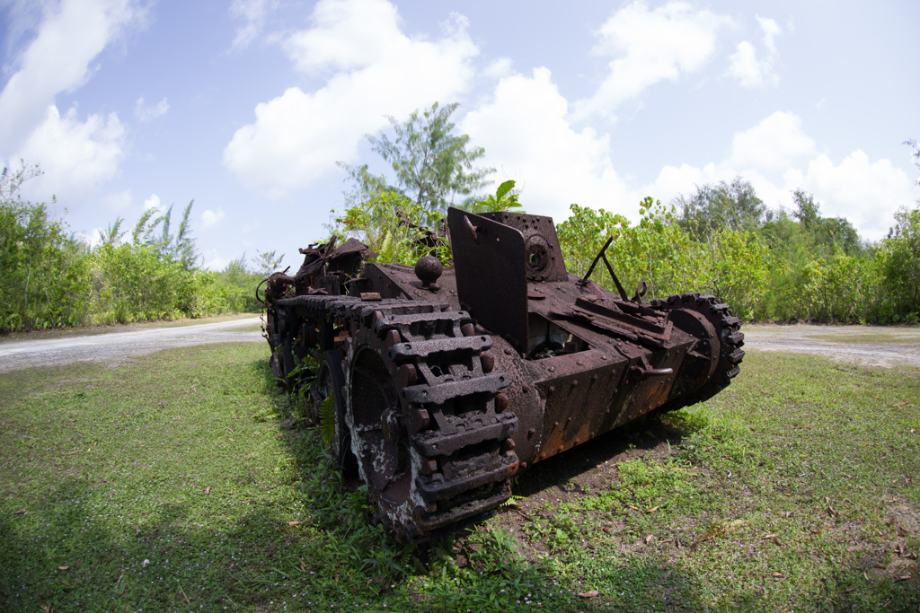 ペリリュー島九五式軽戦車