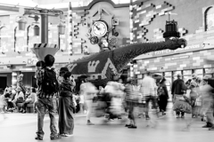 at the front entrance of LEGOLAND-Japan