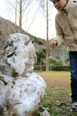Dirty snowman