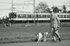 犬の散歩