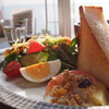 贅沢な朝ごはん