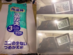 除湿剤の実験