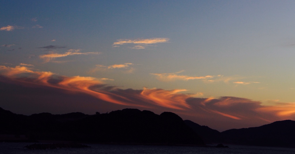 今日の雲